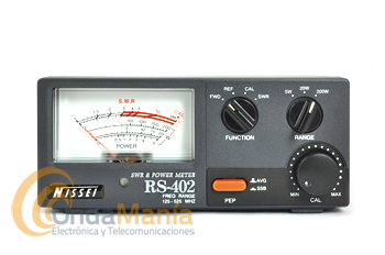 NISSEI RS-402 MEDIDOR DE ROE Y VATIMETRO 125 - 525 MHZ