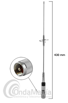 KOMUNICA POWER PWR-NR-770S ANTENA DOBLE BANDA UHF/VHF