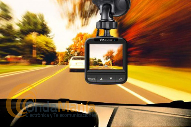 MIDLAND STREET GUARDIAN CAMARA DE VIDEO PARA VEHICULO - El Midland Street Guardian es una cámara FULL HD diseñada para registrar automáticamente todo lo que pasa mientras conduce, es muy útil, sobretodo, en caso de accidentes.