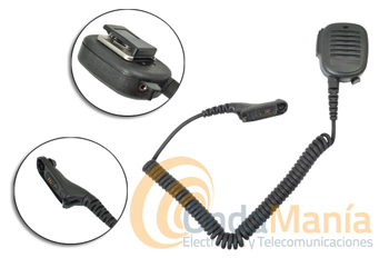 MICRO ALTAVOZ MIA 120-M7 - Micrófono altavoz MIA120-M7 microfono altavoz profesional para Motorola DMR Mototrbo, DP-3401, DP-3600, DP-3601 y el Tetra MTP 850S. 
