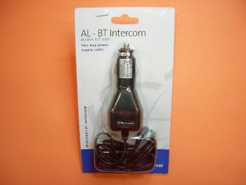 AL-BT INTERCOM - El AL-BT Intercom es un cargador con dos conectores y conector de mechero a 12 V. para el BT-INTERCOM, BR-INTERCOM XL, RIDER, RIDER FM,...