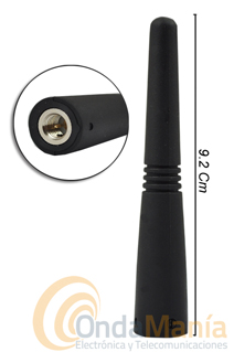 ANTENA DE UHF CON CONECTOR SMA - Antena de UHF con conector SMA, ideal para Midland G11 y G14