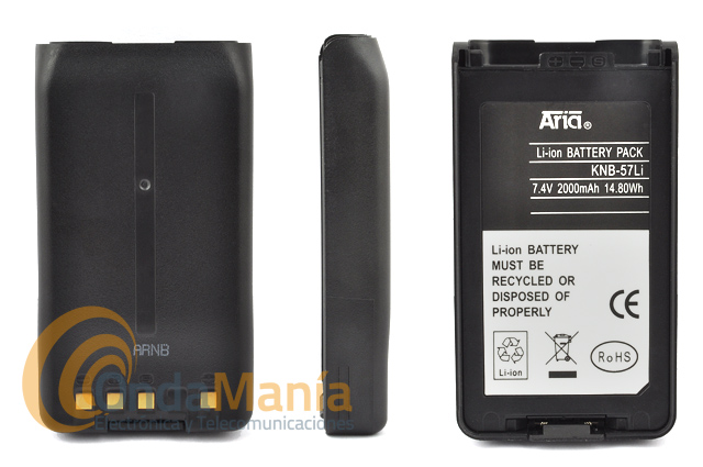 BATERIA PARA KENWOOD ARIA KNB-57LI