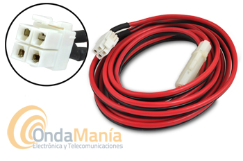 CABLE DE ALIMENTACION AV-IW7000 PARA EQUIPOS DE HF - Cable de alimentación para equipos de HF tipo al ICOM IC-7000,...