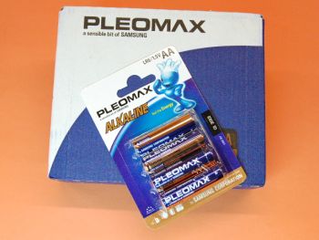 R-6 CAJA CON 10 BLISTER DE 4 PILAS ALCALINAS PLEOMAX SAMSUNG