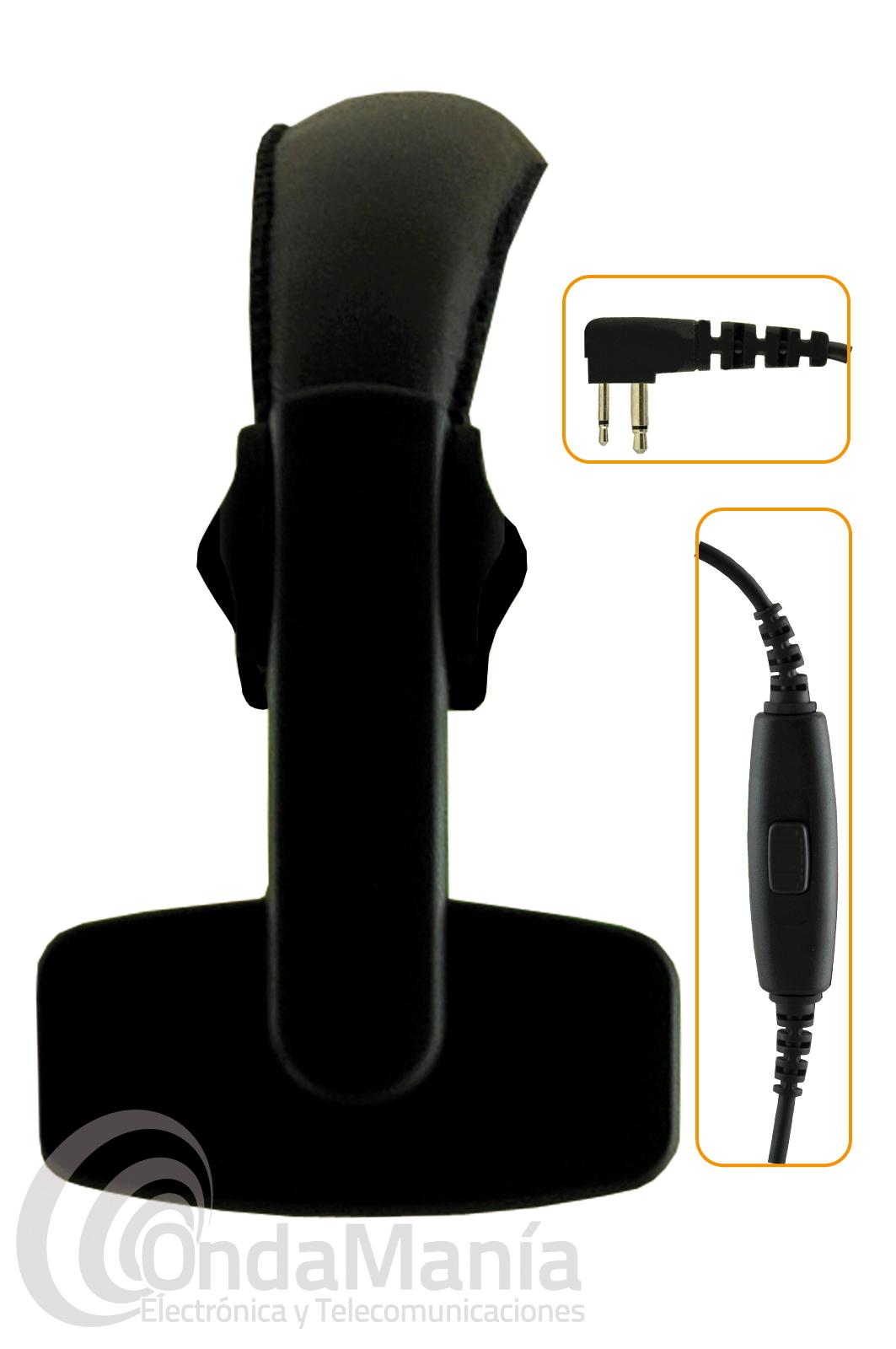 Kenwood KHS-7A-SD micro-casque pour talkie-walkie