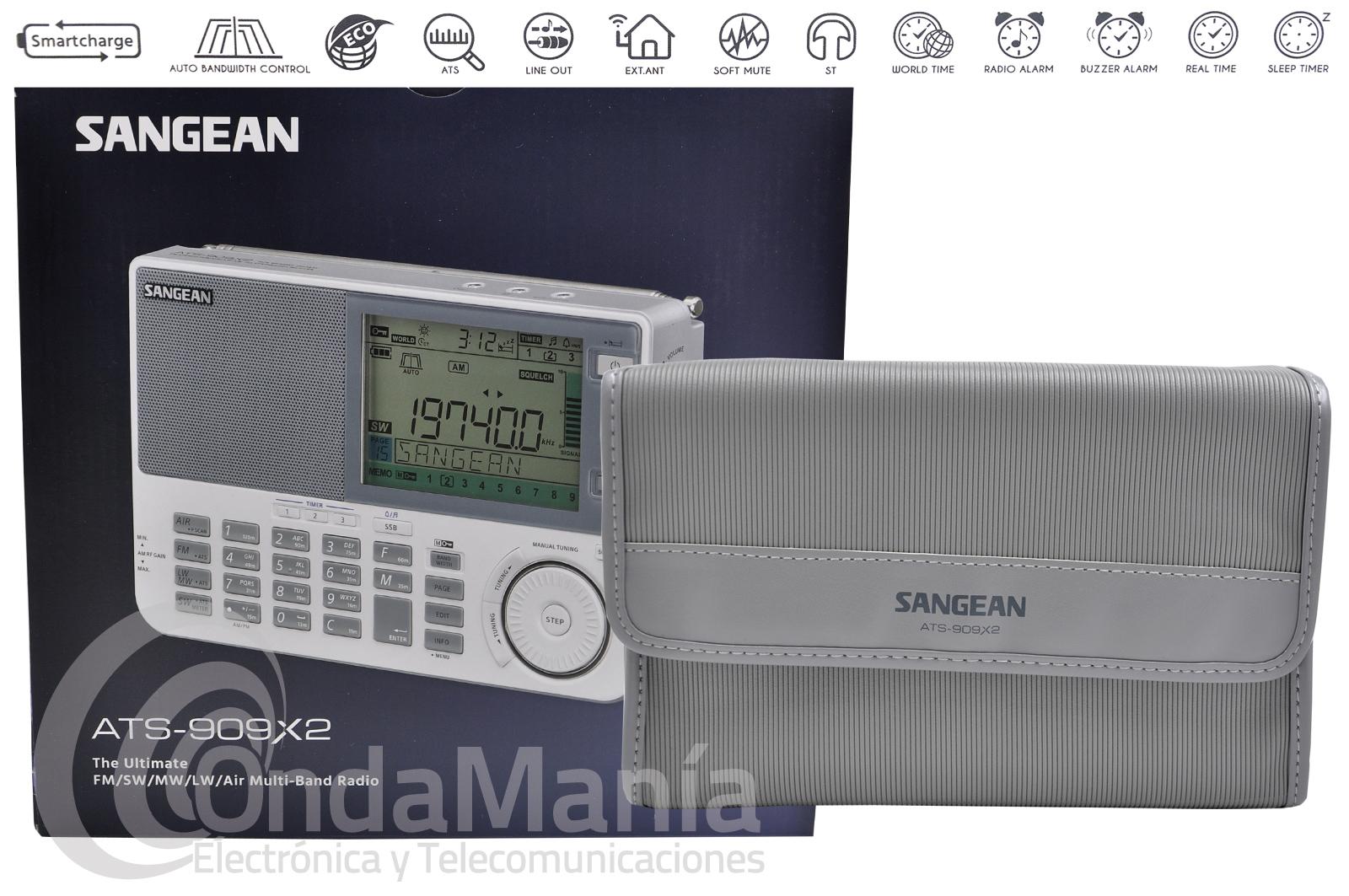 Sangean ATS-909X blanco, receptor radio multibanda – Action Pro