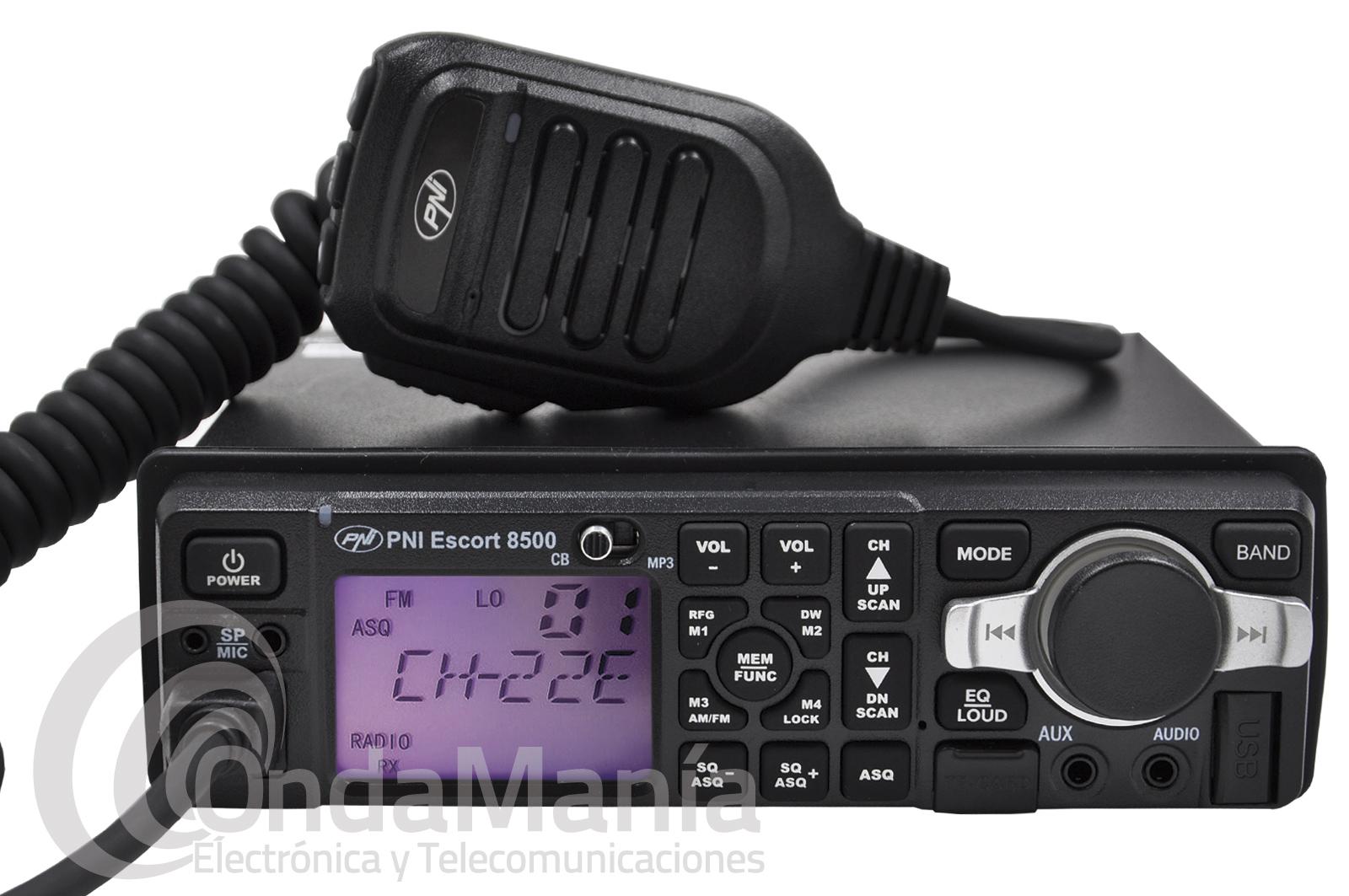 Emisora de banda ciudadana CB-27 PNI ESCORT HP-8500 con AM y FM