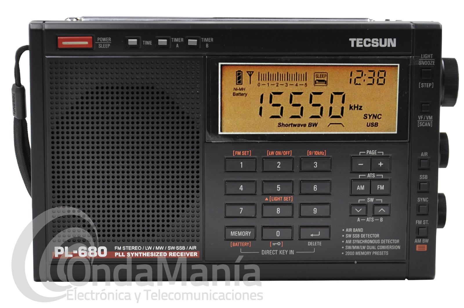 RADIO MULTIBANDA DIGITAL SANGEAN ATS-909X2 BLANCO FM CON RDS, SW