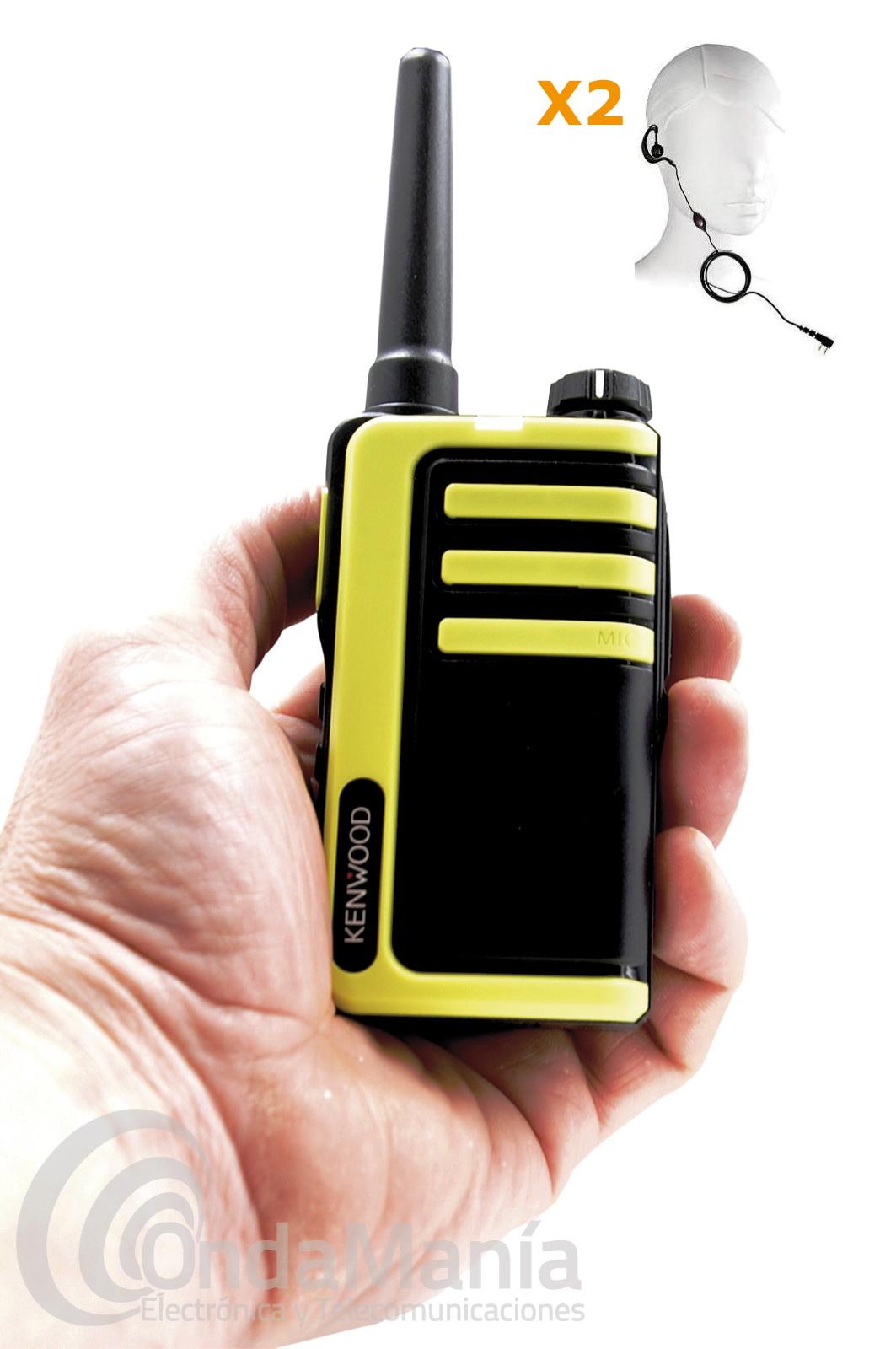 Kenwood UBZ-LJ9 SET Pareja de walkies uso libre PMR446