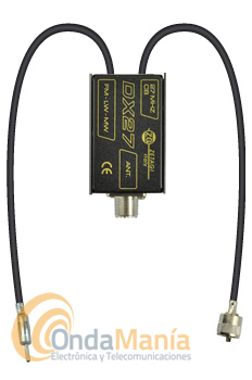 DUPLEXOR ZETAGI DX-27 - Duplexor de señal que posibilita usar una antena de banda ciudadana con un auto-radio y un transceptor de CB.