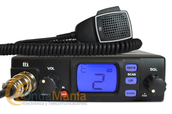 PACK TTI TCB-560 EMISORA DE BANDA CIUDADANA 27 MHZ - Pack compuesto por una emisora de banda ciudadana TTI TCB-560 y varias antenas a elegir.