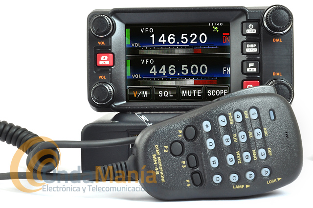 YAESU FTM-400XDE TRANSCEPTOR MOVIL DIGITAL/ANALOGICO C4FM/FM DOBLE BANDA - 5 AÑOS DE GARANTIA