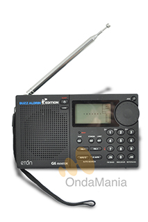 ETON G6 AVIATOR - Receptor portatil multibanda con AM/FM/Banda Aerea y Onda Corta con banda lateral, tiene 700 memorias, reloj, alarma, sleep,....