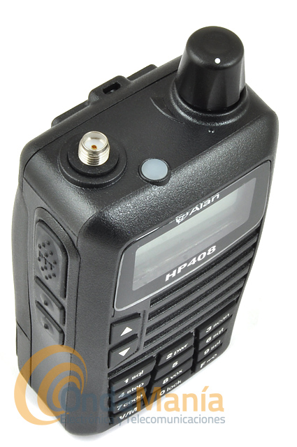 Emisora walkie talkie ALAN HP408 UHF especial CAZA Cataluña y Aragón.