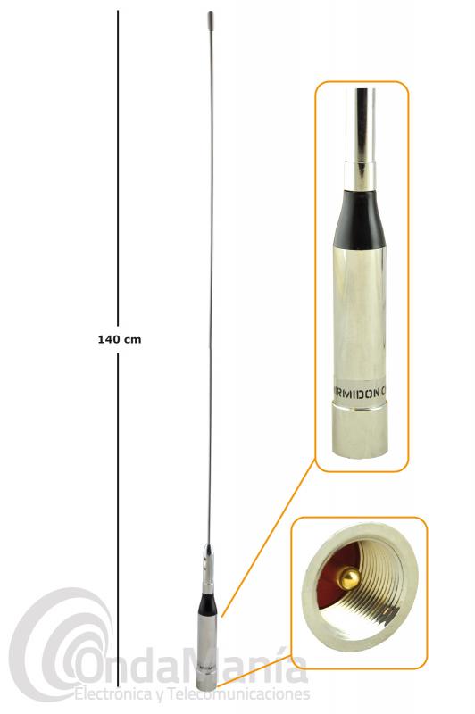 ANTENA VERTICAL PARA MOVIL DE VHF MIRMIDON CHARLIE-140 VHF