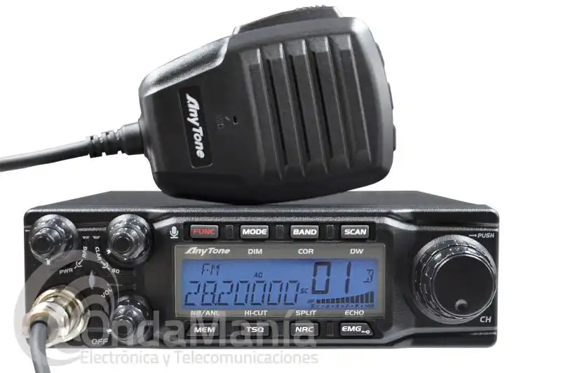 Emisora HF 10 Metros  Anyone AT-6666 PRO para Banda de 10 Metros + antena HY-Line de regalo