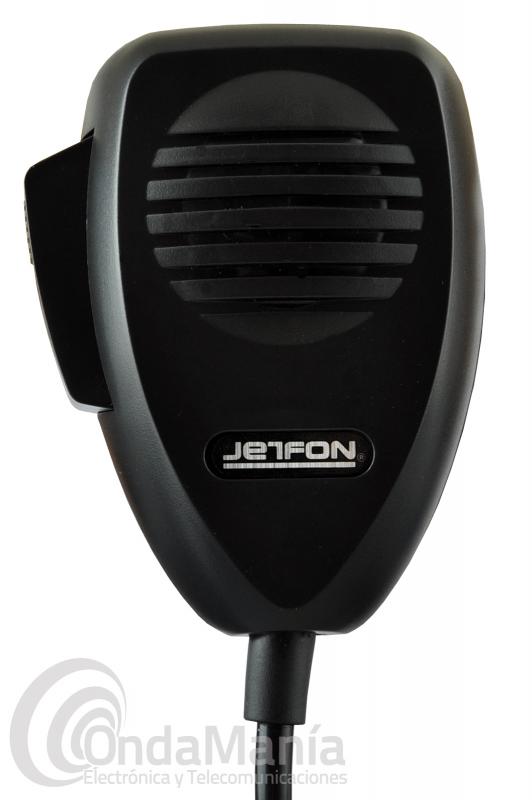 MICROFONO JETFON DMC-502EL COMPATIBLE CON EMISORAS PRESIDENT - Micófono Jetfon DMC-502 electret y omnidireccional compatible con emisoras President.