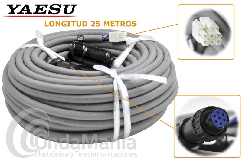 YAESU 25M-WP 25 METROS DE CABLE PARA ROTORES YAESU INCLUYE CONECTORES