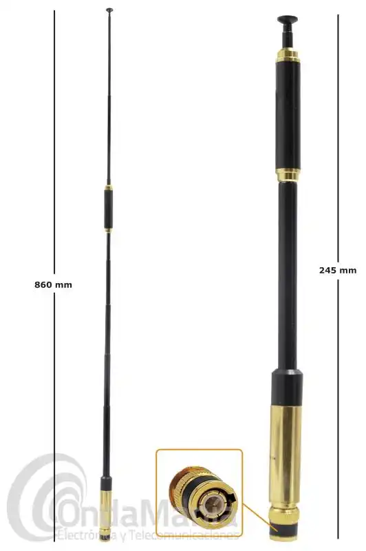 ANTENA TELESCOPICA DOBLE BANDA D-ORIGINAL RH-770