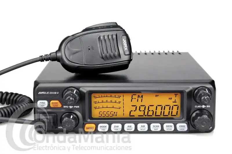 Emisora HF  10 Metros -- JOPIX AT-5555N II con RECEPCION DE 136 A 174 MHZ