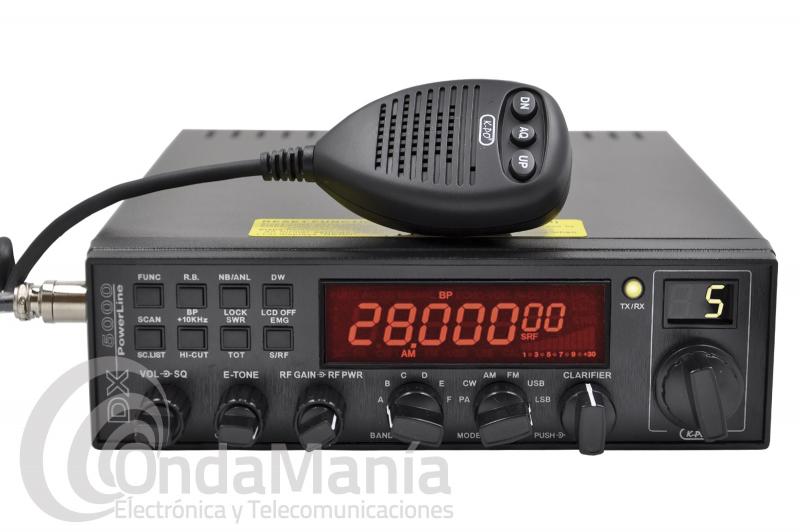 K-PO DX5000 PLUS POWER LINE NUEVA VERSION V7 EMISORA TODO MODO DE 10 MTS. 28 MHZ.