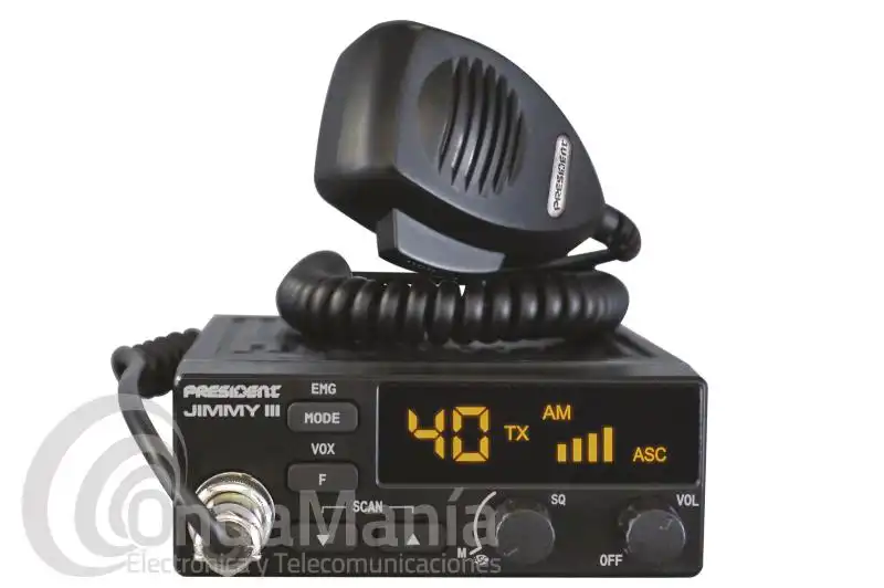 EMISORA DE BANDA CIUDADANA CB-27 PRESIDENT JIMMY III CON AM Y FM