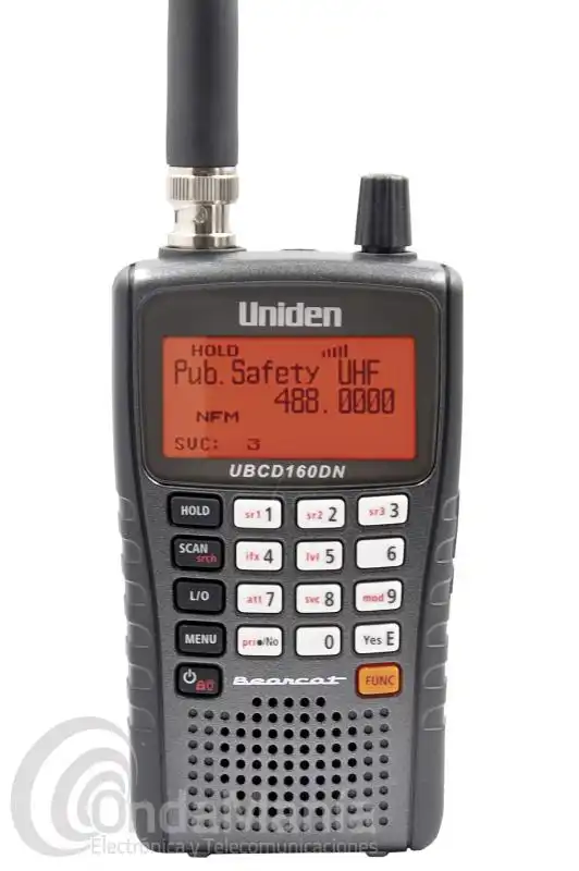 UNIDEN UBCD160DN RECEPTOR ESCANER DIGITAL/ANALOGICO PORTATIL DPMR, DMR,Y NXDN