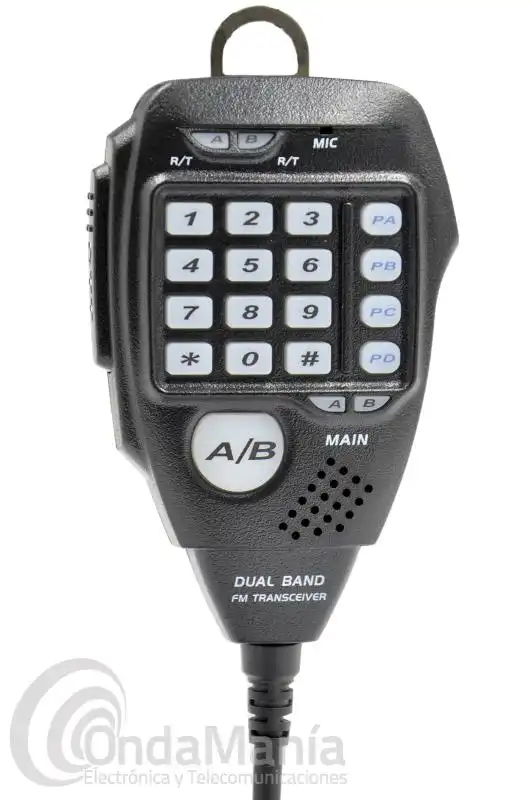 MICROFONO DE REPUESTO ANYTONE PARA LA AT-778UV Y LA DYNASCAN UV-2