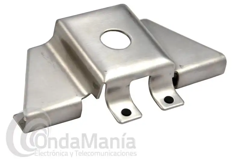 HAM WAY AM-777 SOPORTE PLATEADO DE PERFIL BAJO PARA MALETERO, CAPOT,...