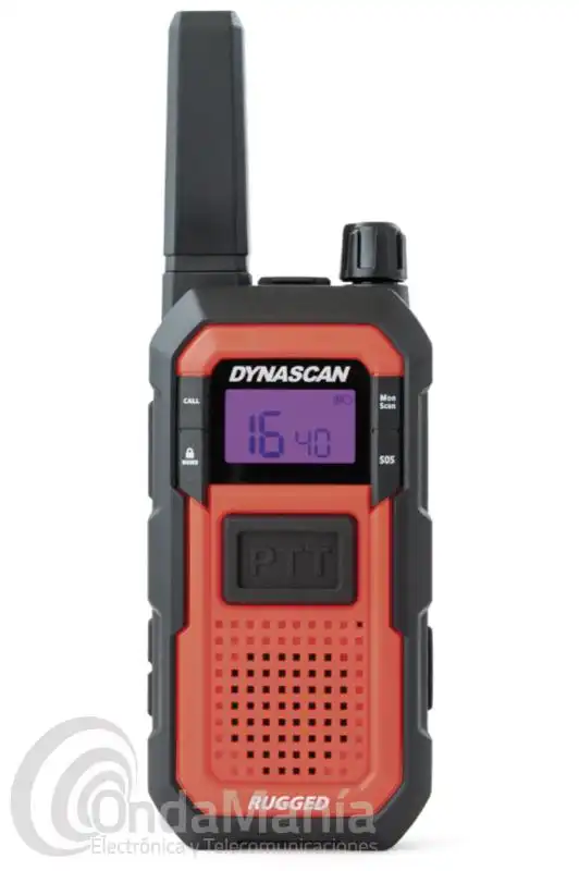 DYNASCAN RUGGED WALKIE TALKIE MUY RESISTENTE PMR-446 DE USO LIBRE