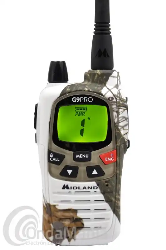 WALKI TALKI DE USO LIBRE PMR-446 MIDLAND G9 PRO WHITE STORM