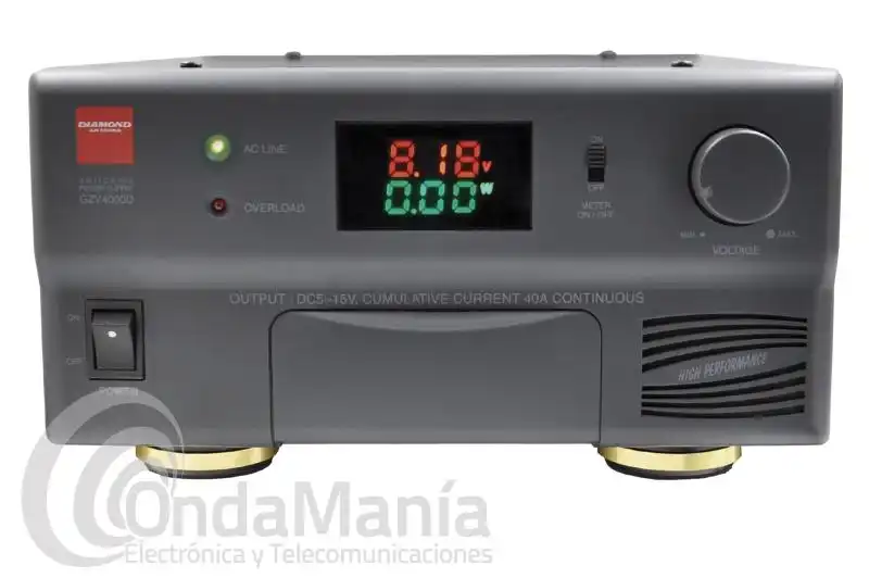 DIAMOND GZV-4000D ORIGINAL JAPON FUENTE DE ALIMENTACION DIGITAL CONMUTADA Y REGULABLE