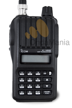 ICOM IC-V80E - Portatil monobanda de VHF con 5,5W con una potencia de audio de 759 mW con un amplificador BTL y protección al polvo y al agua IP54, incluye batería de Ni-Mh con 1400 mAh, 207 memorias,...