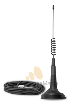 ANTENA MAGNETICA INTEK MAG-1345 - Mini antena magnética para 27 Mhz. con 35 cm de longitud.