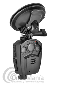 AEE PD77 PLUS 1080P CAMARA POLICIAL Y SEGURIDAD - La cámara AEE PD77 ha sido diseñada especialmente para los cuerpos de policía y seguridad,permitiendo a los agentes grabar sus intervenciones y patrullas tanto de día como de noche, con calidad de video Full HD.  Dispone de leds infrarrojos frontales para grabar en condiciones de escasa iluminación. Dispone de un mando a distancia desde el cual poder controlar la cámara.
