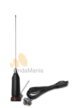 ANTENA  DE BANDA CIUDADANA SUPER SANTIAGO 300 - La antena Super Santiago 300 es una antena para la banda de 27 Mhz. con 48 cm de longitud. Ofrecemos dos packs antena junto con base y cable RG-58 ó antena con base magnética.