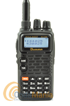 WOUXUN KG-UV899 WALKIE DOBLE BANDA CON RADIO COMERCIAL, LINTERNA LED+PINGANILLO DE REGALO