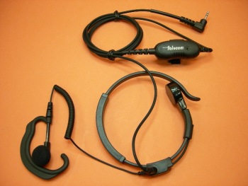TELECOM X-20TA - El Telecom X-20TA es un laringófono con un PTT y un auricular ergonómico con cable rizado para Motorola PMR (T-5022, T-5622...)